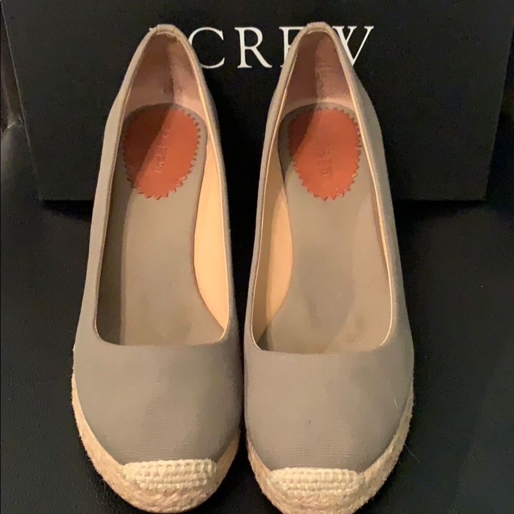 J. Crew Olive Espadrilles, size 8.5